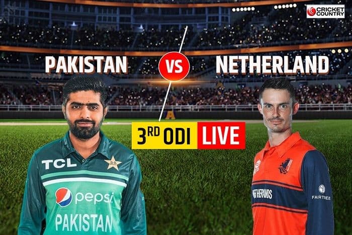 NED vs PAK, 3rd ODI Live Score: पाकिस्तान vs नीदरलैंड लाइव क्रिकेट स्कोर & अपडेट्स